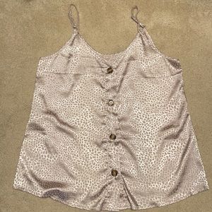 Animal Print Tank Blouse